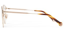 Yaselie Cateye Black Gold Glasses2