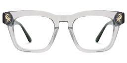 Dodard Gray Square Glasses0