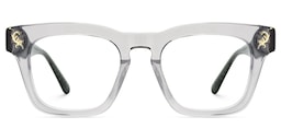 Dodard Square Gray Glasses0
