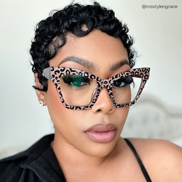 Ansyah Cateye Leopard Glasses4