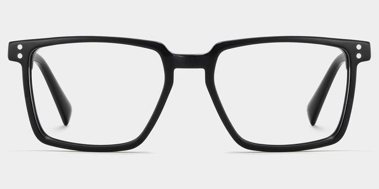 Griffin Rectangle Black Glasses