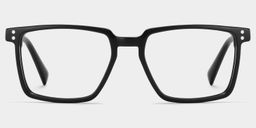 Griffin Black Rectangle Glasses1