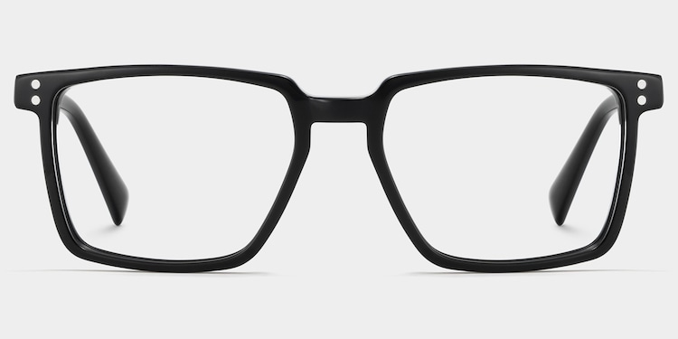 Griffin Rectangle Black Glasses