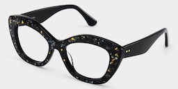 Giselle  Cat-eye Black Glasses4
