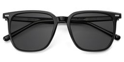 Eliza Square Black Glasses1