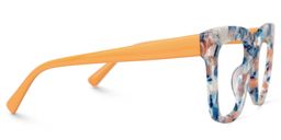 Nina Square Blue-Floral Glasses2