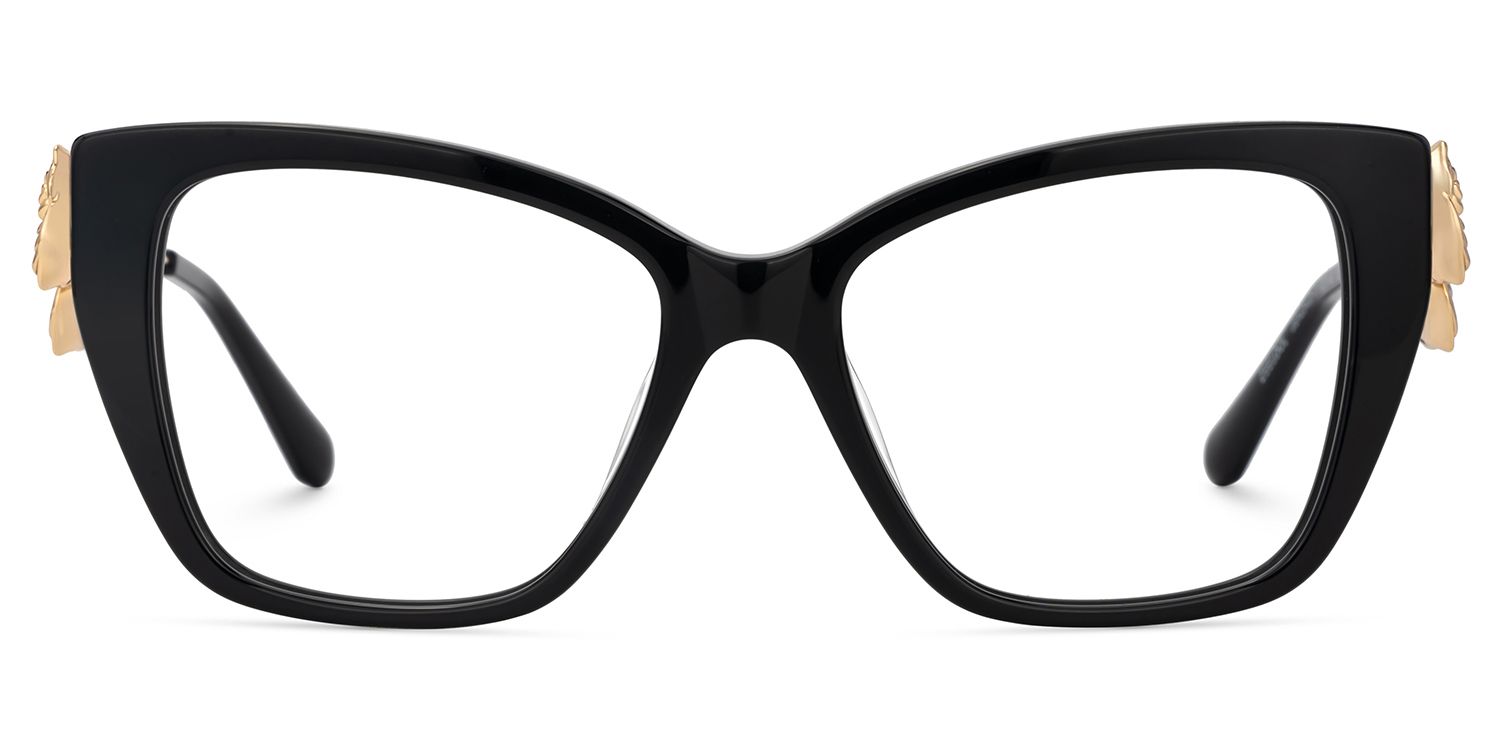Atiesha Cateye Black Specs For Women | Zeelool1