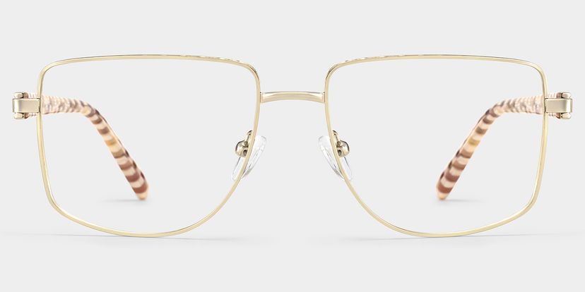 Felicity Geometric Gold Pattern Glasses