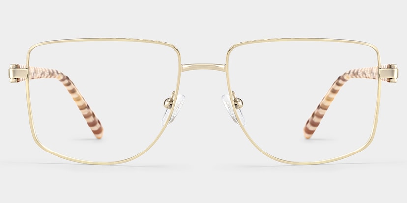Felicity Geometric Gold Pattern Glasses
