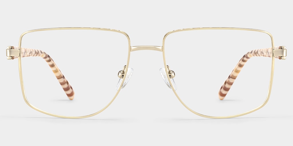 Felicity Geometric Gold Pattern Glasses