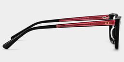 Juliana Black Rectangle Glasses4