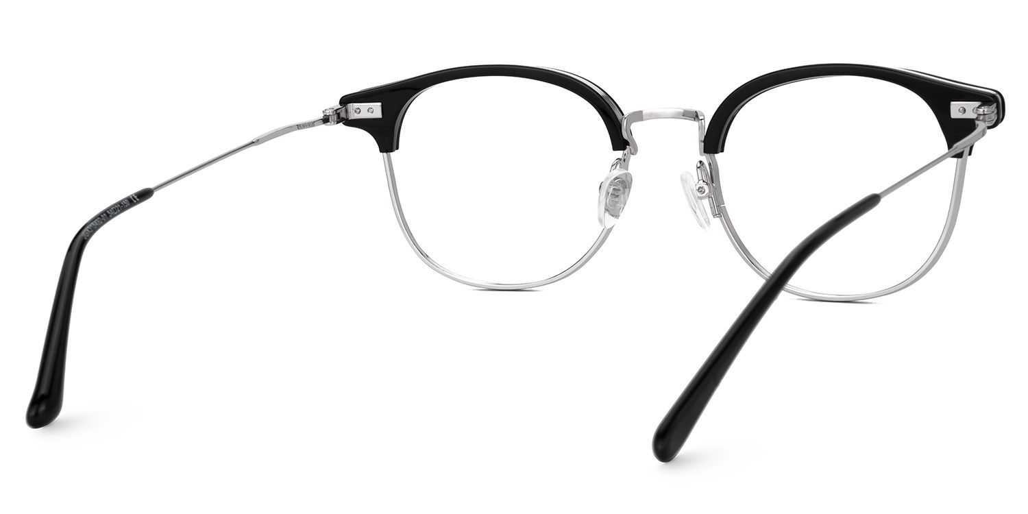 Marcelin Black Thin Frame Glasses for Men | Zeelool3