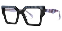 Prisca Square Black Glasses1