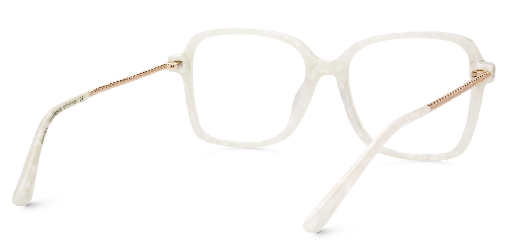 Thin Frame Square Glasses With White On Sale3