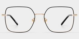 Abigail Square Black Glasses0