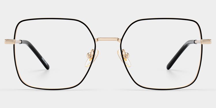 Abigail Square Black Glasses