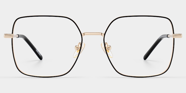 Abigail Square Black Glasses