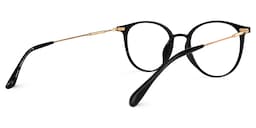 Judsy Round Black Glasses3