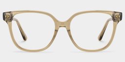 Clara Clear Brown Cat eye Glasses0