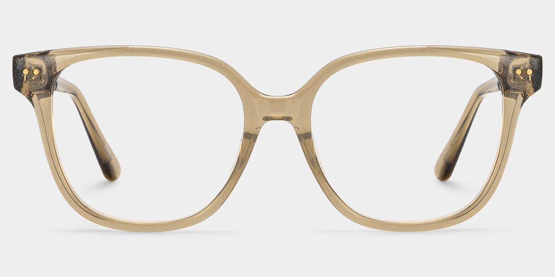 Clara Clear Brown Cat eye Glasses