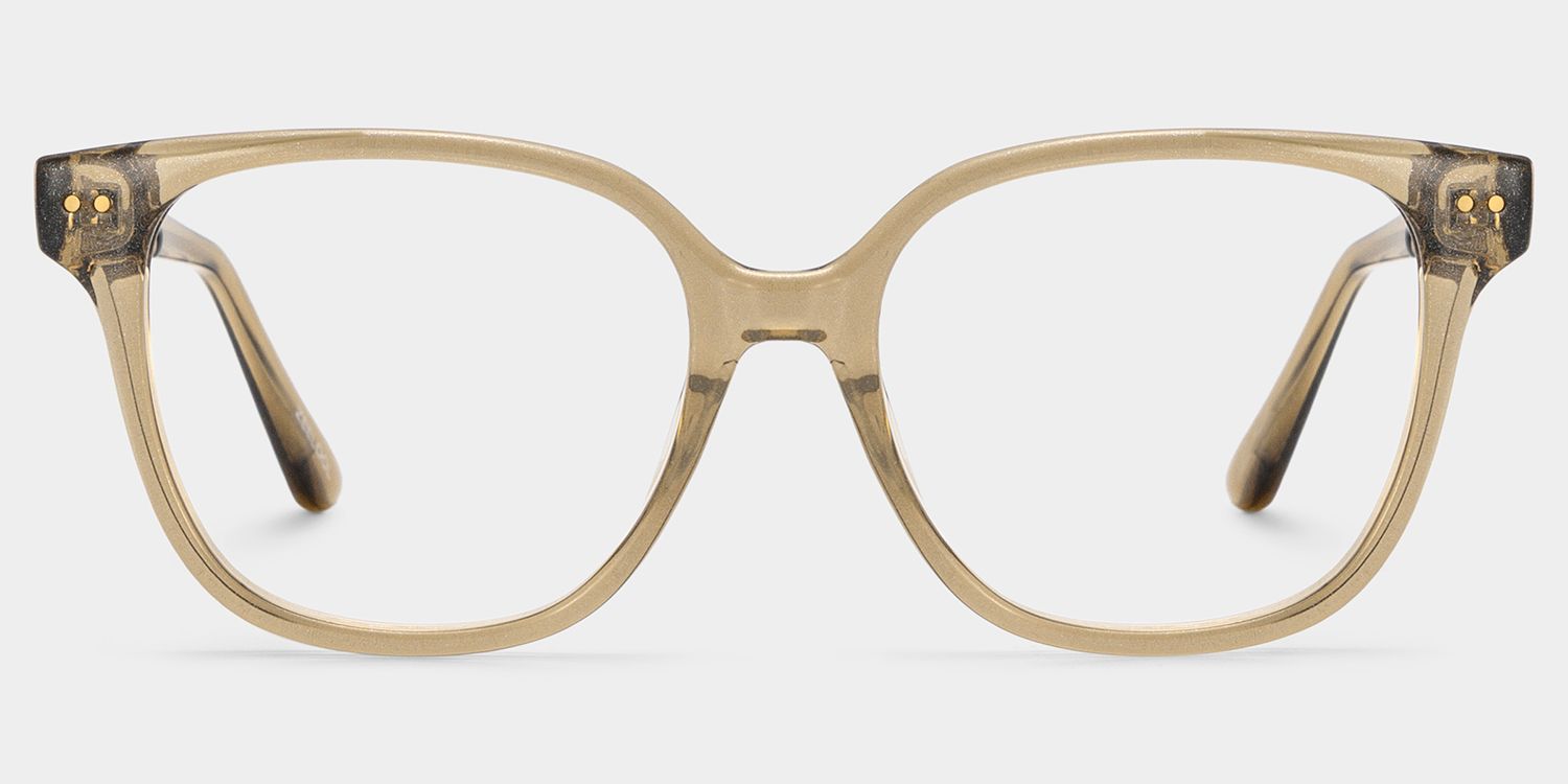Clara Translucent Brown Cat Eye Glasses — Elegant Style | ZEELOOL1