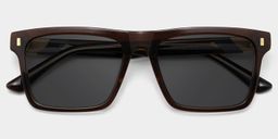 Henry Rectangle Brown Glasses1