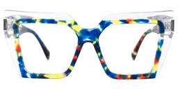 Kaliyana Square Blue-Tortoise Glasses0