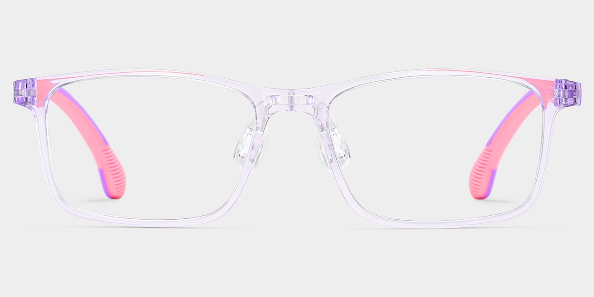 Sunny Rectangle Purple Frame Eyeglasses for Tween1