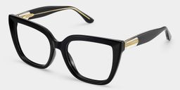Mirta Square Black Glasses2