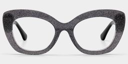 Mireille Butterfly Black Glasses1