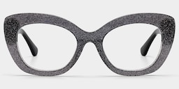 Mireille Butterfly Black Glasses1