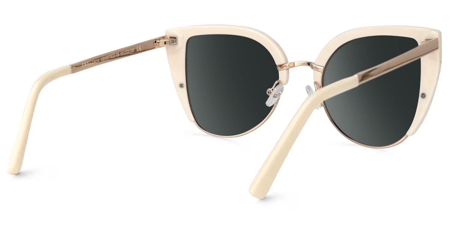 Brewer Cateye White Glasses3