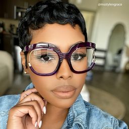 Darice Round Purple Glasses4