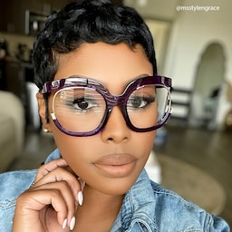 Darice Round Purple Glasses4