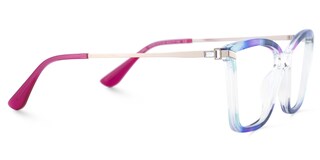 Stephens Cateye Black Glasses4