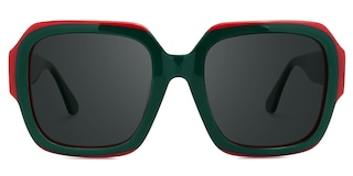 Katty Square Green Glasses0