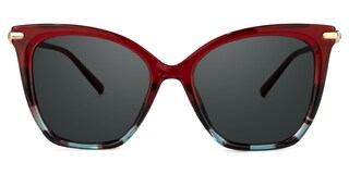 Lamar Butterfly Red Glasses0