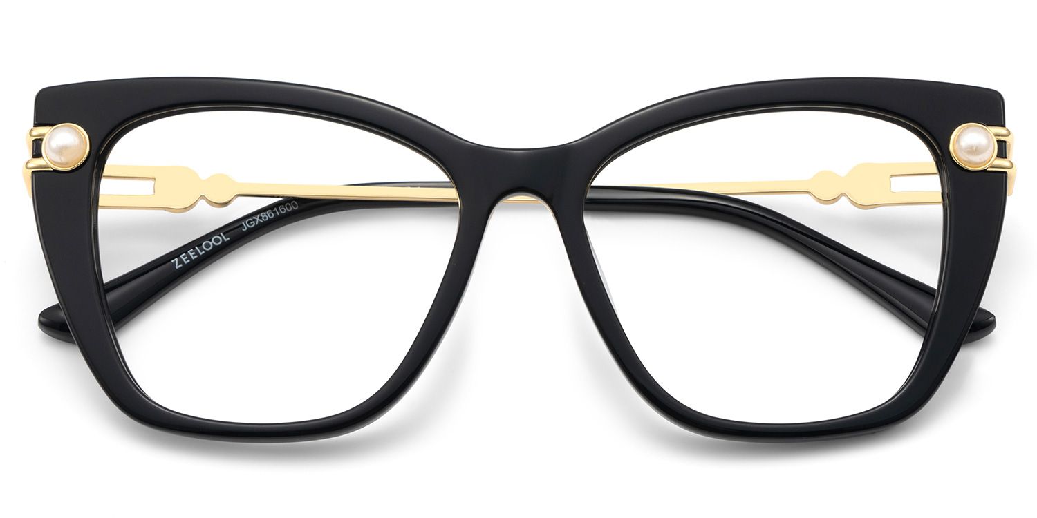 Victor Eyeglasses in Cat eye Black Frame | Zeelool3