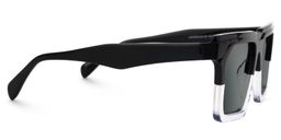 Lebar Square Black-Clear Glasses2