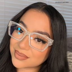 Drayton Clear Square Glasses5