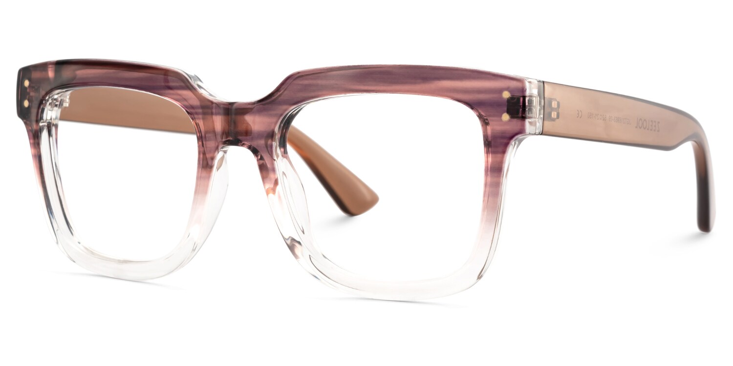 Square Spectacles For Men In Two-Tone Color3