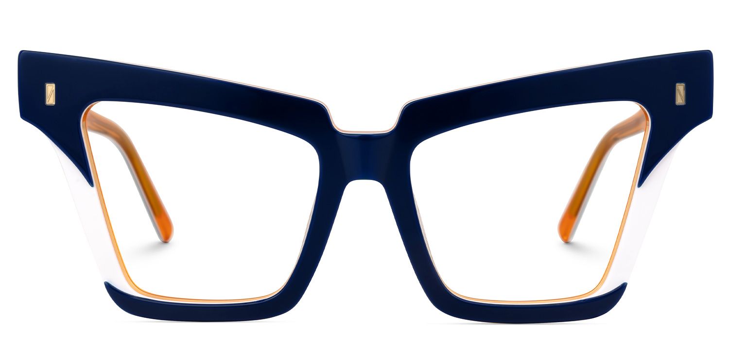 Cateye Wagner Blue Glasses on sale -Zeelool Glasses