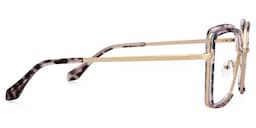 Cordaro Square Pink-Floral Glasses2