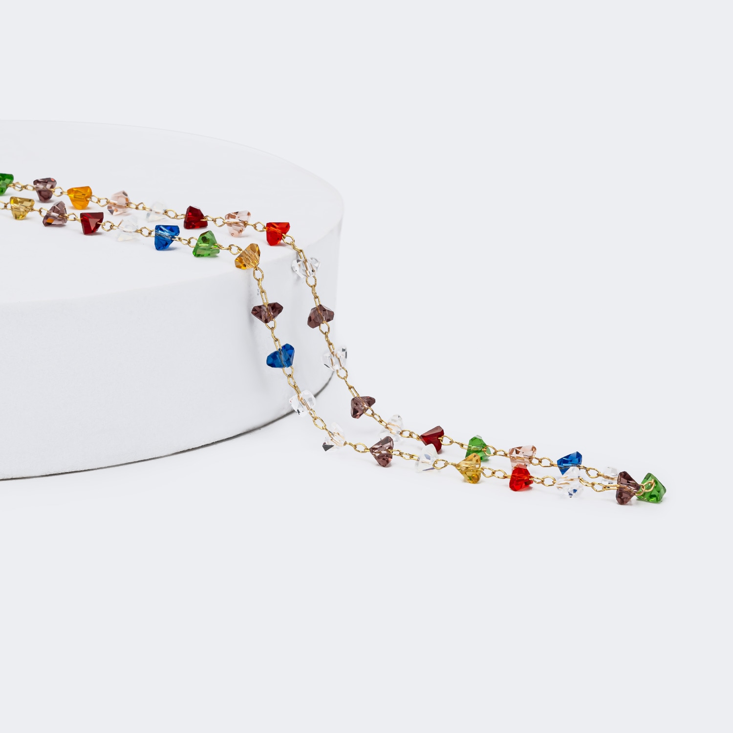 New Colorful Crystal Eyeglasses Chains