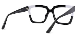 Glendalis Square Black Glasses3