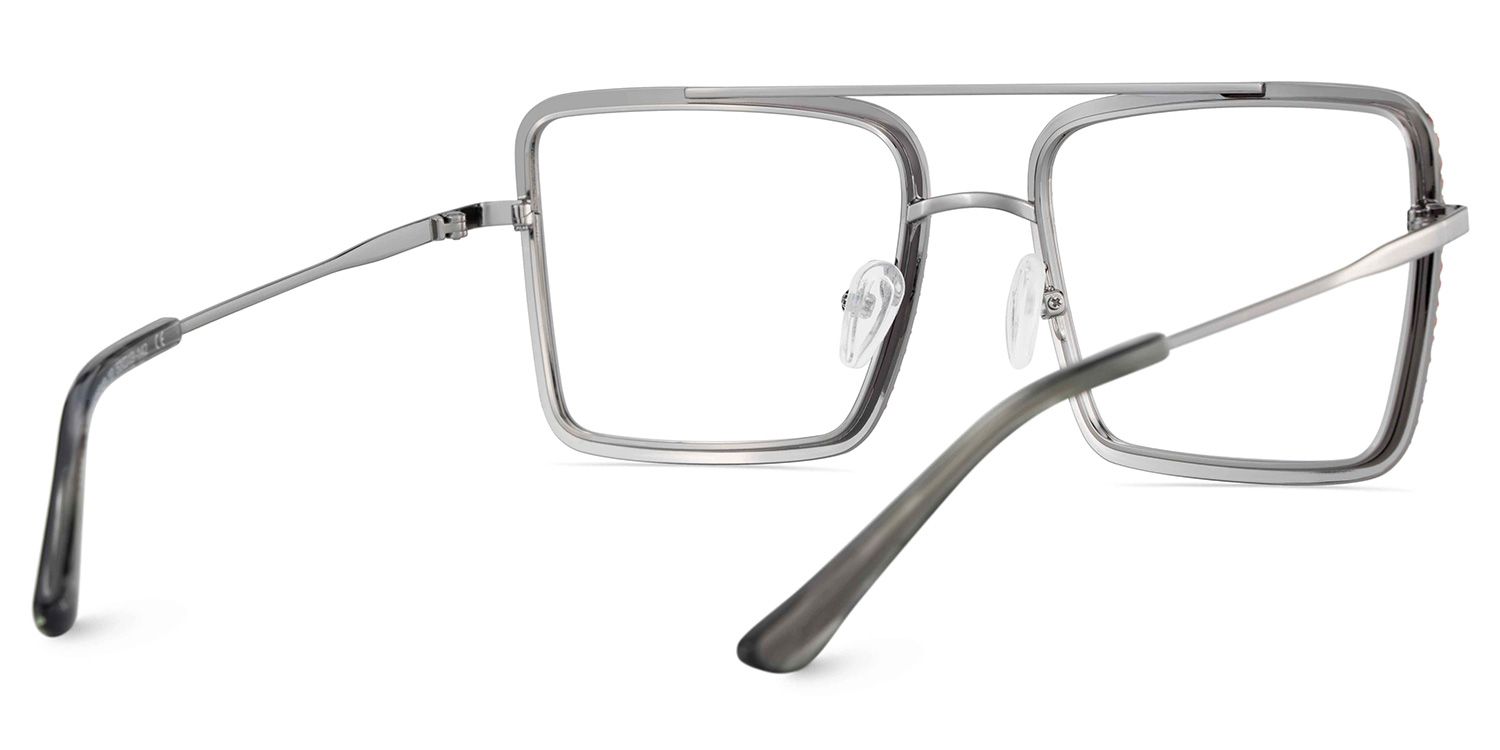 Diva Glasses, Orange Diamond and Golden Metal  Eyeglasses4