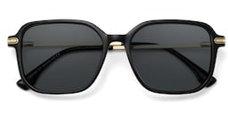 Jetson Rectangle Black Sunglasses1