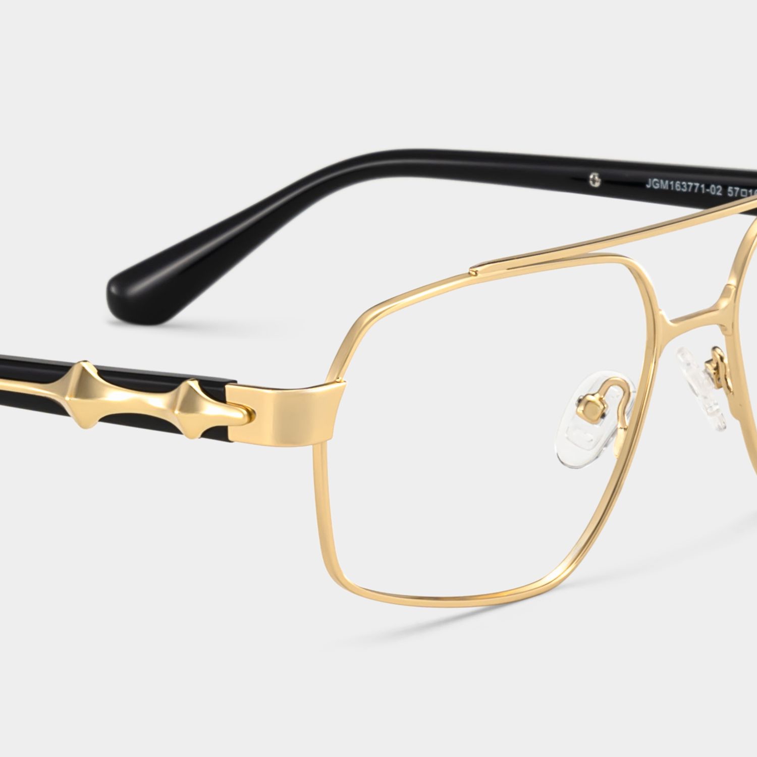 Sterling Eyeglasses in Aviator Gold Frame | ZEELOOL5