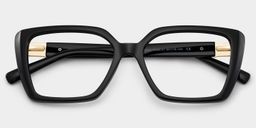 Emery Black Square Glasses2
