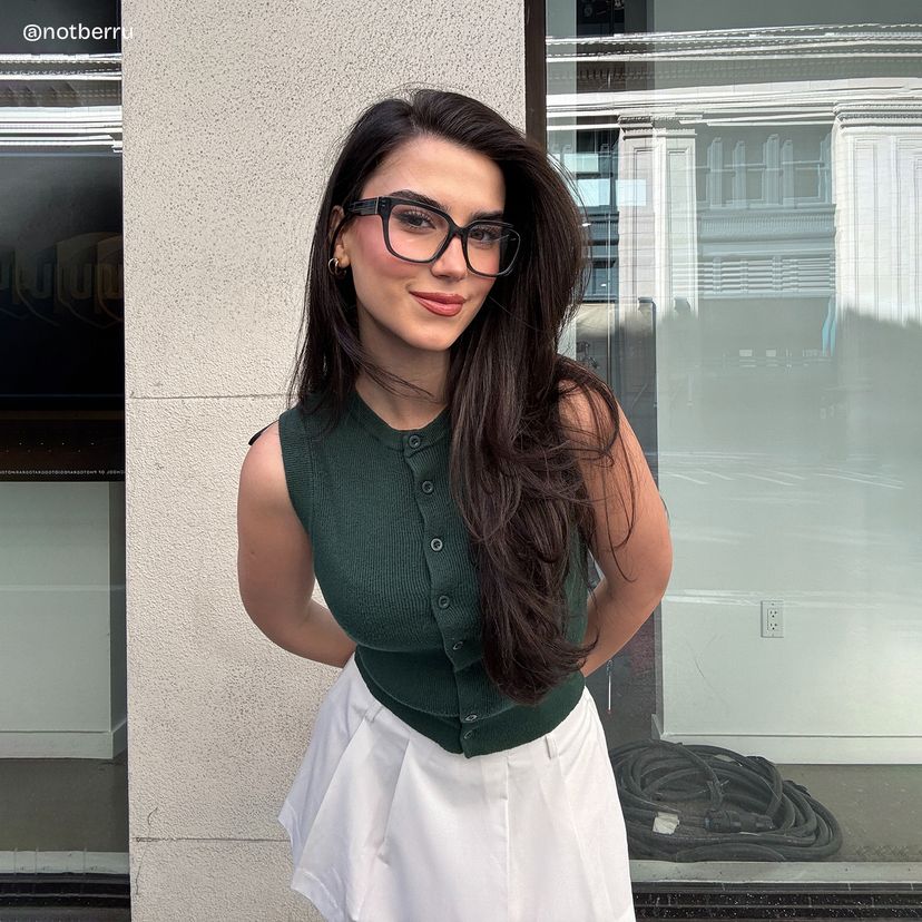 Blake Green Square Glasses